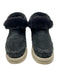 Mou Shoe Size 38 Black & White Suede & Shearling Whipstitching Sneaker Booties Black & White / 38