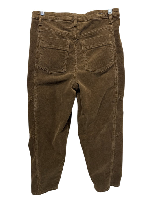 Habitual Size 4/27 Brown Cotton Corduroy Button Fly Barrel Leg Pants Brown / 4/27