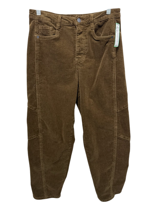 Habitual Size 4/27 Brown Cotton Corduroy Button Fly Barrel Leg Pants Brown / 4/27
