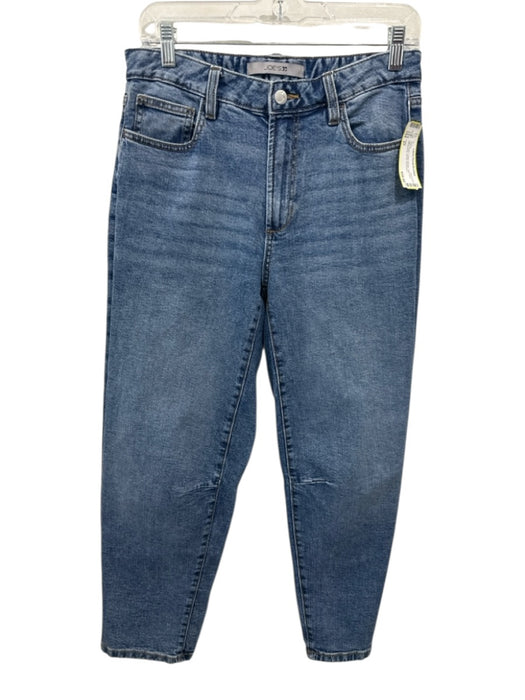 Joe's Size 27 Light Wash Cotton Denim High Rise Whiskering Barrel Jeans Light Wash / 27