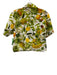 Cara Cara Size S Green, Yellow, White Cotton Short Sleeve Floral Pant Set Green, Yellow, White / S