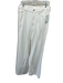 Rag & Bone Size 27 White Cotton Blend Low Rise Zip & Button Wide Leg Jeans White / 27