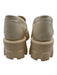 Raye Shoe Size 8 Beige PU Leather Lug sole Horsebit Platform Loafers Beige / 8
