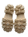 Raye Shoe Size 8 Beige PU Leather Lug sole Horsebit Platform Loafers Beige / 8