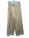 Elie Tahari Size 6 Cream White Linen Floral Lace Detail Elastic Back Pants Cream White / 6