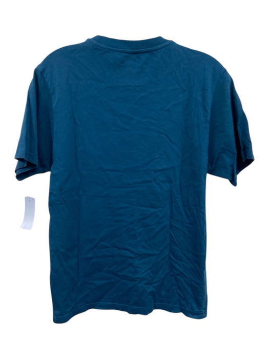 Kenzo Size L Blue Cotton Blend Tiger T shirt Crew Men's Short Sleeve Blue / L
