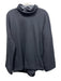 Athleta Size S Black Polyester High Neck Tunic Pockets Sweatshirt Sweater Black / S