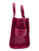 Marc Jacobs Magenta Pink Pebble Leather Zip Top Crossbody Strap Tote Bag Magenta Pink / XS