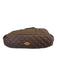 MZ Wallace Taupe Brown Nylon Quilted Zip Top Crossbody Strap hand bag Bag Taupe Brown / S/M
