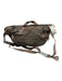 Athleta Taupe Gray Nylon Zip Top Pockets Buckle Fanny Pack Bag Taupe Gray / S