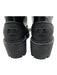Tory Burch Shoe Size 6.5 Black Leather Upper Rubber Outsole lace up Booties Black / 6.5