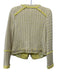 Mcginn Size 8 Yellow & White Cotton Blend Long Sleeve Blazer Jacket Yellow & White / 8