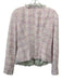Mcginn Size 8 Pink & White Cotton Blend Long Sleeve Blazer Jacket Pink & White / 8