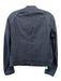Donna Karan Size 8 Dark Wash Cotton Long Sleeve Zip Up Button Jacket Dark Wash / 8