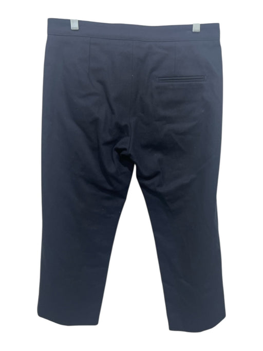 Isabel Etoile Marant Size 40 Navy Cotton Buttons Zip Fly Straight Leg Pants Navy / 40