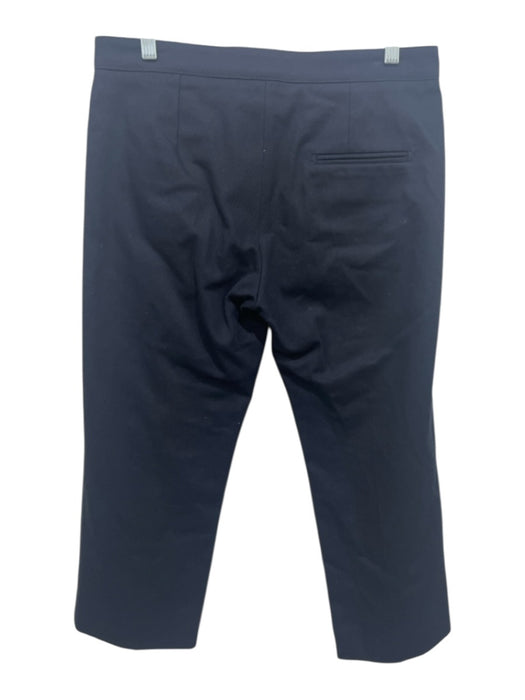 Isabel Etoile Marant Size 40 Navy Cotton Buttons Zip Fly Straight Leg Pants Navy / 40