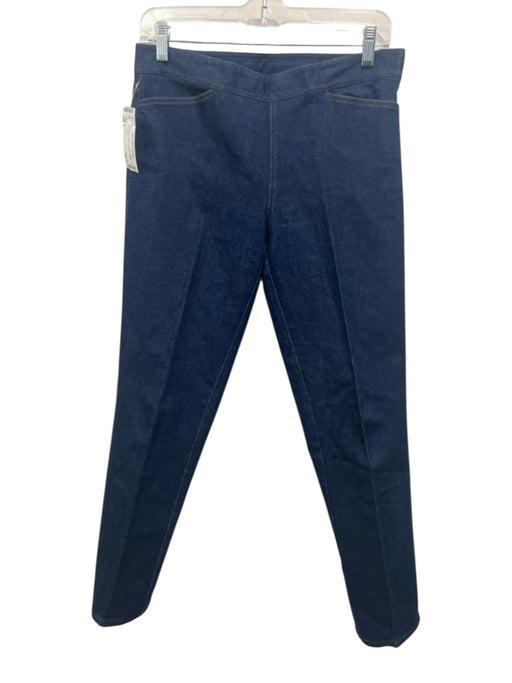 Donna Karan Size 6 Dark Wash Cotton Pockets Straight Pants Dark Wash / 6