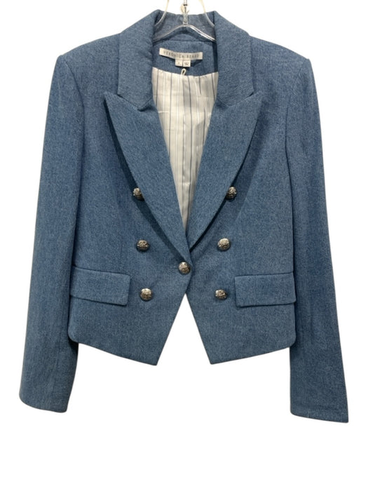 Veronica Beard Size 8 Medium Wash Polyester & Viscose Blazer Jacket Medium Wash / 8