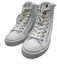 Stuart Weitzman Shoe Size 6.5 White Canvas Faux Pearl High Top Lace Up Sneakers White / 6.5