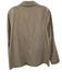 Lafayette 148 Size M Beige Cream Leather Silver Hardware Snaps Pockets Jacket Beige Cream / M