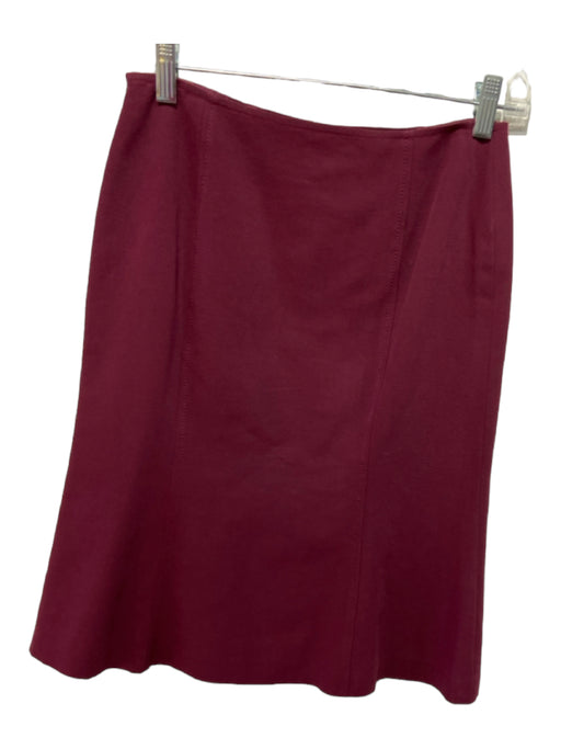 Cheap and Chic by Moschino Size 8 Raspberry Red Cotton Blend High Rise Skirt Raspberry Red / 8