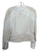 Rag & Bone Size 4 White & Cream Cotton & Nylon Eyelet Moto Long Sleeve Jacket White & Cream / 4