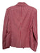 Rag & Bone Size 10 Red & White Viscose Blend Vertical Stripes Long Sleeve Jacket Red & White / 10