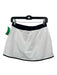 Alo Size S White & Black Polyester Athletic Slit Elastic Waist Skort Skirt White & Black / S