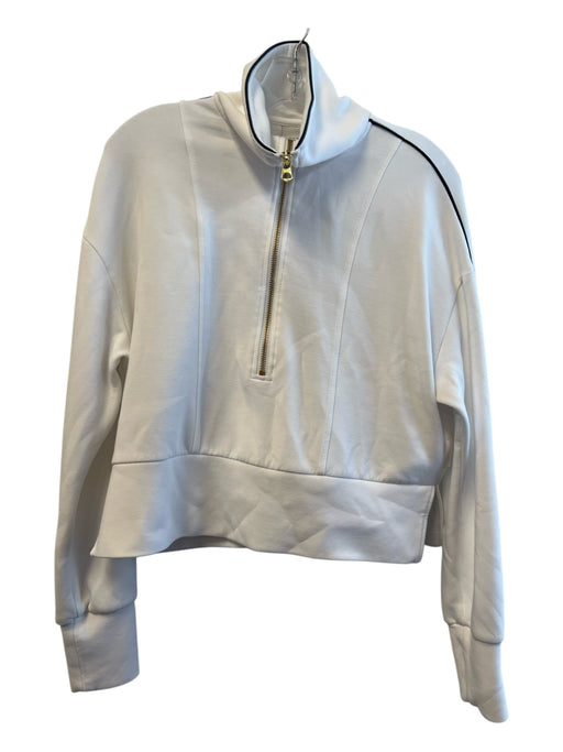 Varley Size XS White Viscose Blend Piping Pockets Elastic Drawstring Short Set White / XS