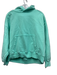 FP Movement Size XS Aqua Blue Cotton Kangaroo Pocket Hoodie Oversized Sweater Aqua Blue / XS