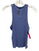 Vuori Size M Periwinkle Blue Modal Blend Ribbed Knit Round Neck Sleeveless Top Periwinkle Blue / M