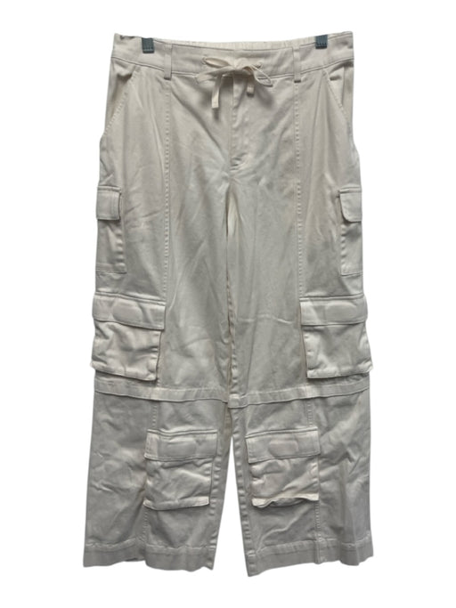 Alo Yoga Size XS/S Cream Cargo Drawstring Waist Wide Leg Pants Cream / XS/S