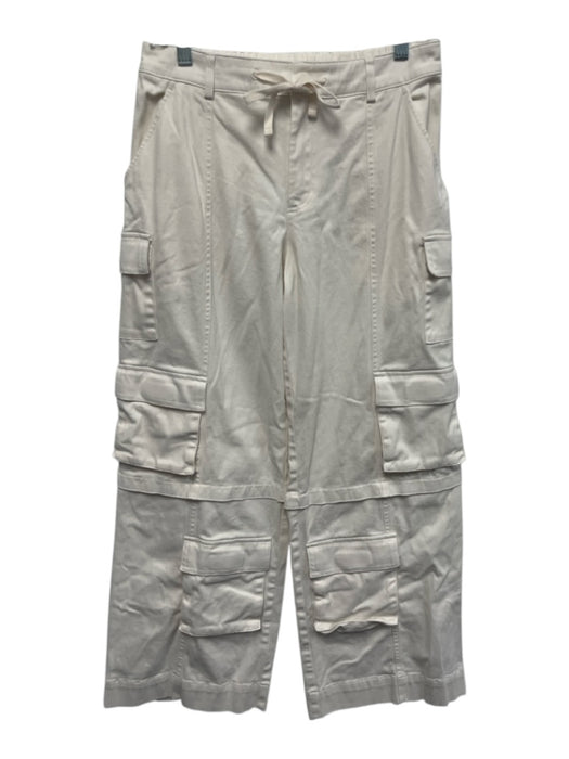 Alo Yoga Size XS/S Cream Cargo Drawstring Waist Wide Leg Pants Cream / XS/S