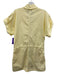 Pistola Size S Butter Yellow Cotton Blend Front Zip Drawstring Waist Dress Butter Yellow / S