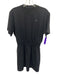 Lululemon Size 6 Black Polyester Crewneck Elastic Waist Short Sleeve Dress Black / 6