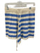 Olivia by Livro Size S Light blue & white Cotton Blend Crew Neck Short Set Light blue & white / S