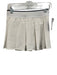 Lululemon Size Est S White Polyester Elastic Waist Pleat stripe accent Skirt White / Est S