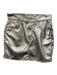 Mother Size 27 sliver Polymide Blend Button & Zip Metallic Mini Skirt sliver / 27