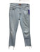 Mother Size 26 Light Wash Cotton Slim Mid Rise Fringe Jeans Light Wash / 26