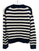 Veronica Beard Size XS Navy Blue, Brown, White Cotton Long Sleeve Sweater Navy Blue, Brown, White / XS