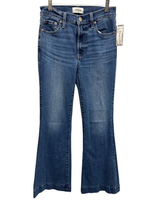 Pistola Size 26 Medium Wash Cotton High Rise Zip Fly Boot Cut Jeans Medium Wash / 26