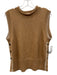 Cartolina Size M Beige & White Cotton & Cashmere Knit Side Button Sweater Beige & White / M