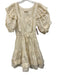 Ulla Johnson Size 00 Ivory Cotton Puff Short Sleeve Tiered Skirt Mini Dress Ivory / 00