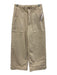 Joe's Size 24 Beige Cotton & Rayon Zip Fly High Rise Wide Leg Pants Beige / 24