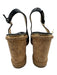Jimmy Choo Shoe Size 38.5 Black & Beige Leather Upper Criss Cross Sandals Black & Beige / 38.5