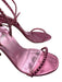 Christian Louboutin Shoe Size 38 Pink Leather Upper Metallic Spike Studs Sandals Pink / 38