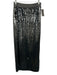 All Saints Size S Dark Gray Polyester Elastic Waist All Over Sequins Midi Skirt Dark Gray / S