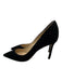 Jimmy Choo Shoe Size 38 Black & Silver Velvet Pointed Toe Dotted Mid Heel Pumps Black & Silver / 38
