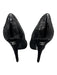 Chanel Shoe Size 38 Black Satin All Over Sequins Round Toe Satin Heel Logo Pumps Black / 38