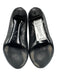 Chanel Shoe Size 38 Black Satin All Over Sequins Round Toe Satin Heel Logo Pumps Black / 38